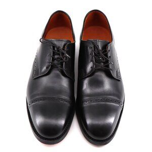Ralph Lauren Slaton Black Calf Skin Leather Dress Shoes Made in USA